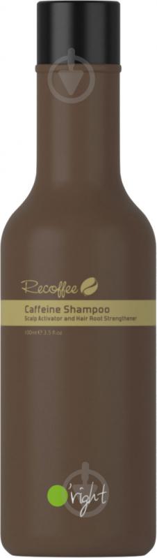 Шампунь органический O'right против выпадения и для ускорения роста волос с кофеином 100 мл - фото 1