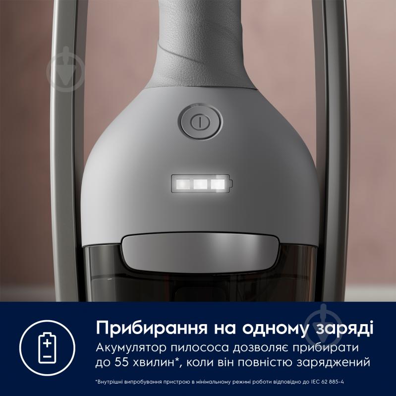 Пылесос аккумуляторный Electrolux ES62CB25UG 600 black/grey - фото 3