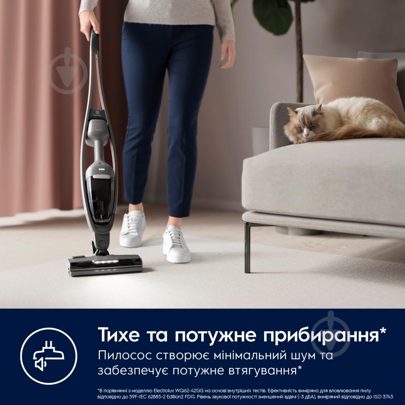 Пылесос аккумуляторный Electrolux ES62CB25UG 600 black/grey - фото 6