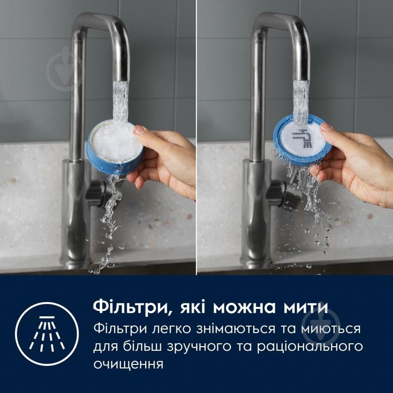 Пылесос аккумуляторный Electrolux EP71AB14UG grey - фото 12