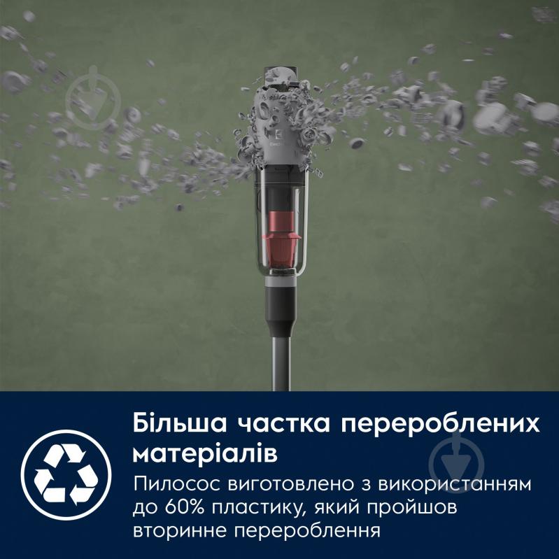 Пилосос акумуляторний Electrolux EP71AB14UG grey - фото 6