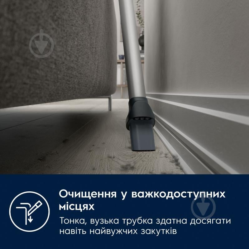 Пилосос акумуляторний Electrolux EP71B14WET black - фото 6