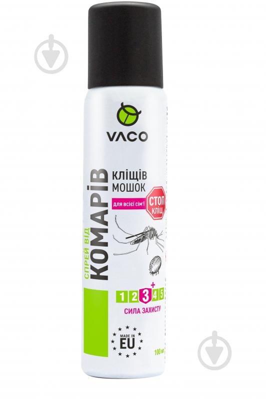 Аерозоль VACO від комарів, кліщів та мошок Екзотик 100мл - фото 1