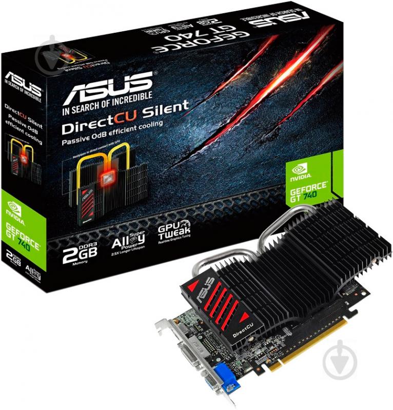 Видеокарта Asus GeForce GT 740 2GB GDDR3 128bit (GT740-DCSL-2GD3) - фото 3