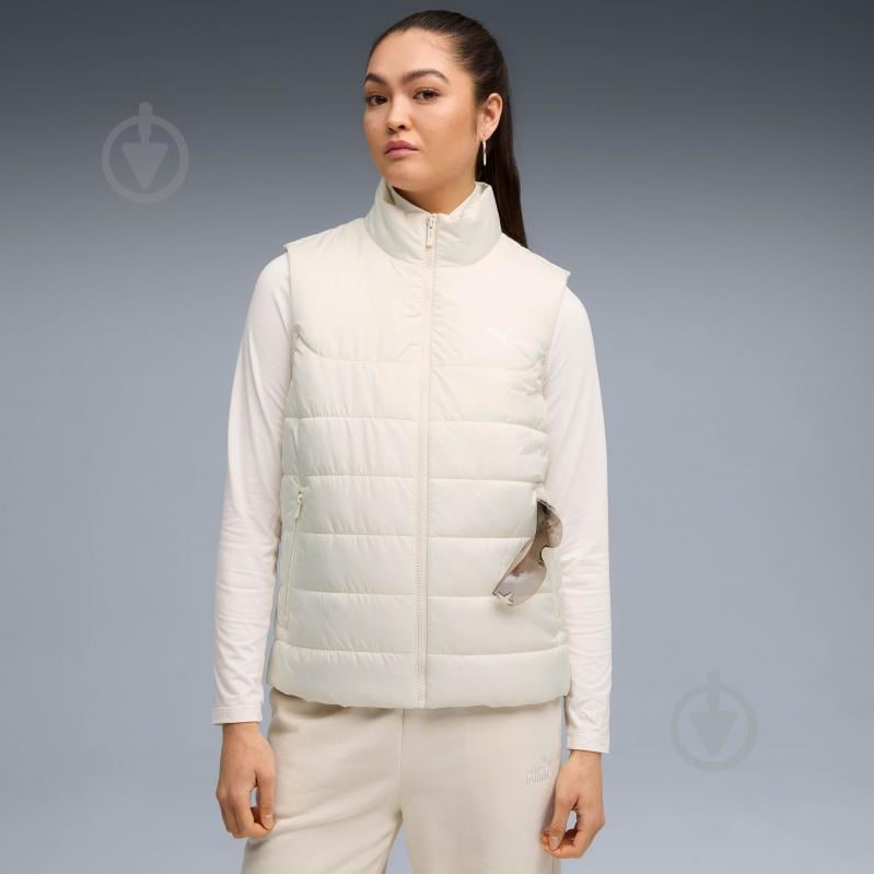 Жилет Puma ESS PADDED VEST 68522987 р.XL бежевий - фото 1 Жилет Puma ESS PADDED VEST 68522987 р.XL бежевий - фото 1