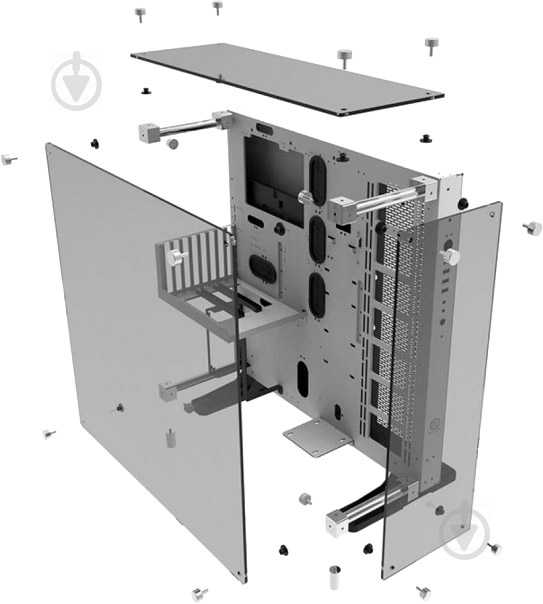 Корпус Thermaltake Core P5 Tempered Glass Snow Edition White CA-1E7-00M6WN-01 - фото 7