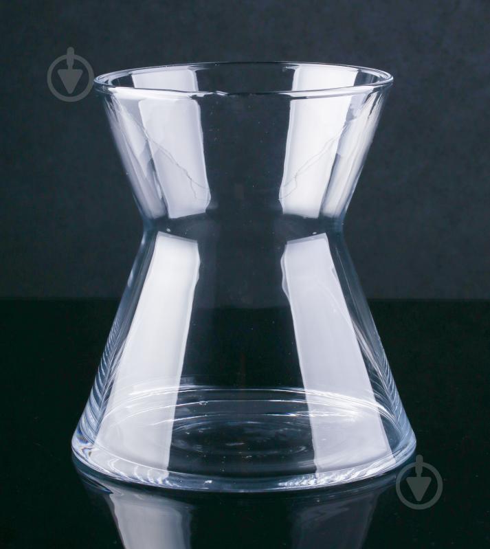 Ваза стеклянная Джо 16х20 см 20 см - фото 1 Ваза стеклянная Джо 16х20 см 20 см - фото 1