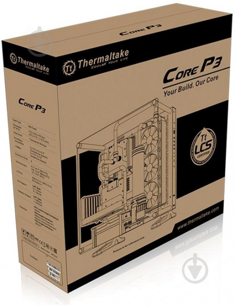 Корпус Thermaltake Core P3 Tempered Glass Black CA-1G4-00M1WN-06 - фото 20