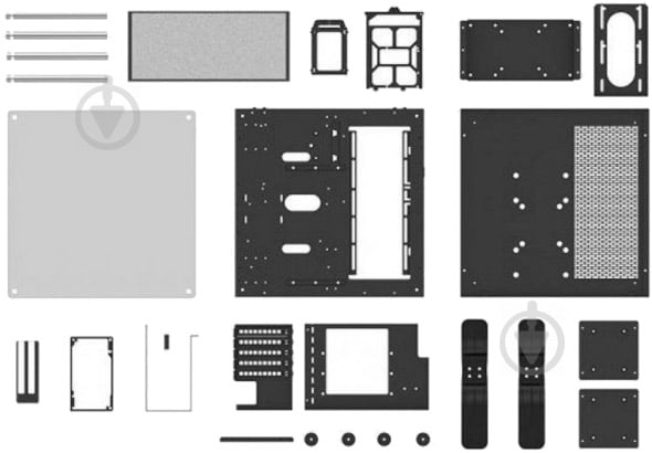 Корпус Thermaltake Core P1 TG CA-1H9-00T1WN-00 - фото 12