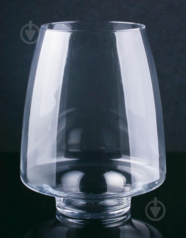 Ваза стеклянная Гери 28х35 см 35 см прозрачная - фото 1