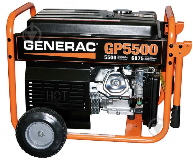 Генератор бензиновый Generac GP5000 5 кВт / 7 кВт 230 В GP5000 - фото 1