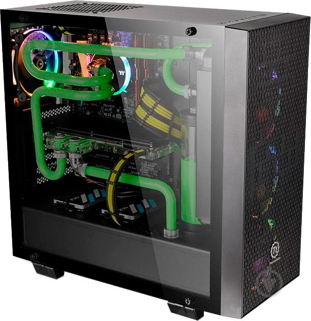 Корпус Thermaltake Core G21 Tempered Glass Edition Black (CA-1I4-00M1WN-00) - фото 4