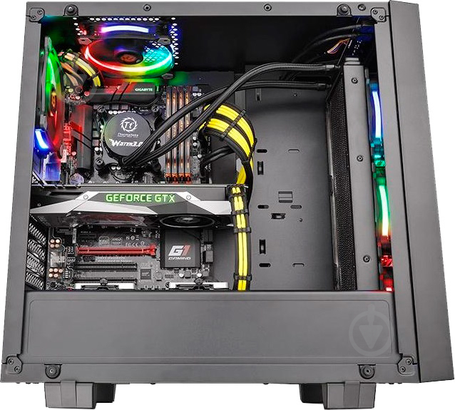 Корпус Thermaltake Core G21 Tempered Glass Edition Black (CA-1I4-00M1WN-00) - фото 9