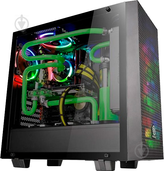 Корпус Thermaltake Core G21 Tempered Glass Edition Black (CA-1I4-00M1WN-00) - фото 3