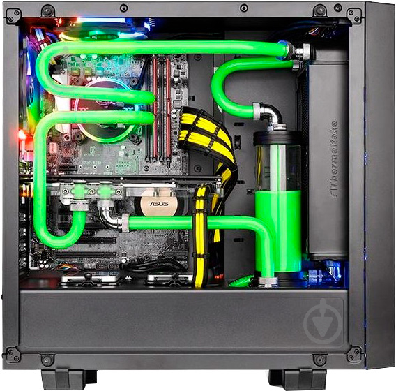 Корпус Thermaltake Core G21 Tempered Glass Edition Black (CA-1I4-00M1WN-00) - фото 11