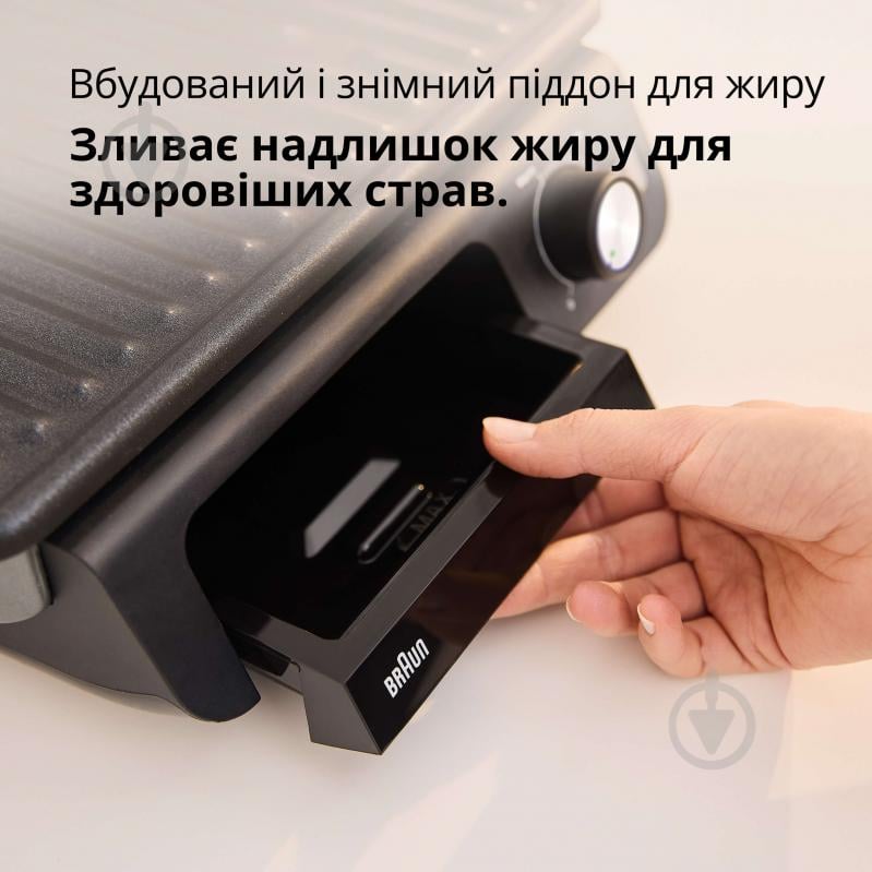 Гриль контактний Braun CG5033IGY MultiGrill 5 - фото 3