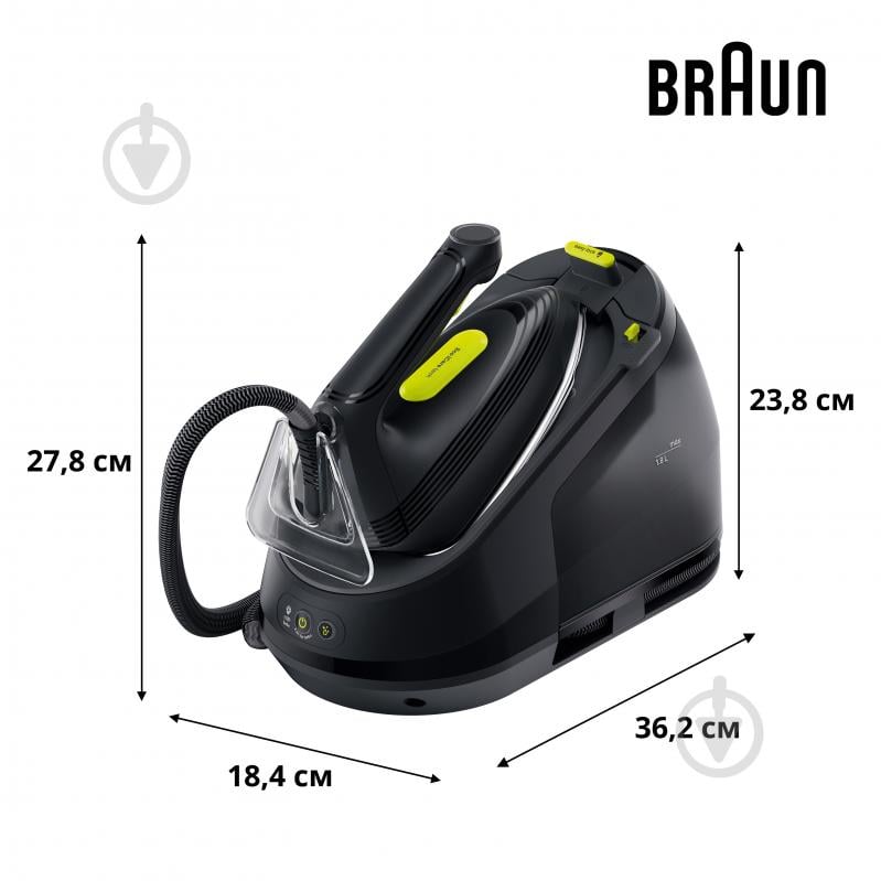 Утюг с парогенератором Braun CareStyle 3 IS3257BK - фото 7