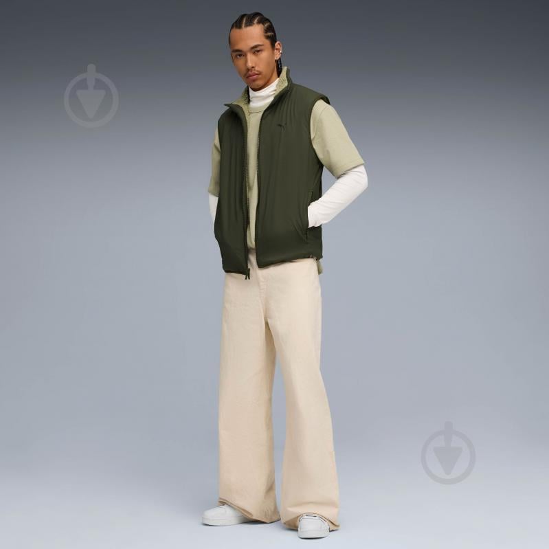 Жилет Puma Reversible Hybrid Sherpa Vest 68837282 р.2XL хакі - фото 3