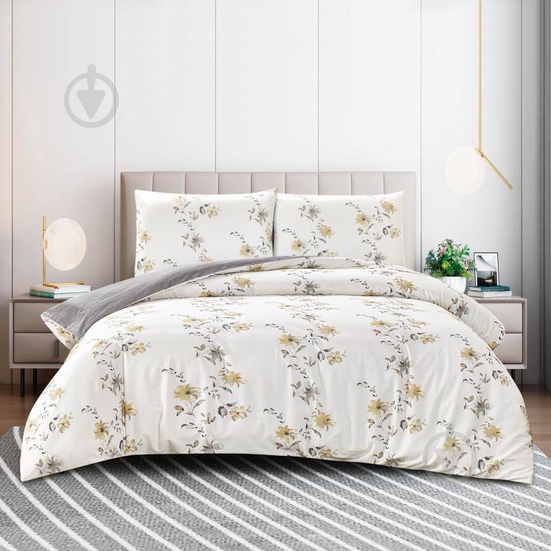 Комплект постільної білизни Sofie сімейний білий La Nuit - фото 1 Комплект постільної білизни Sofie сімейний білий La Nuit - фото 1