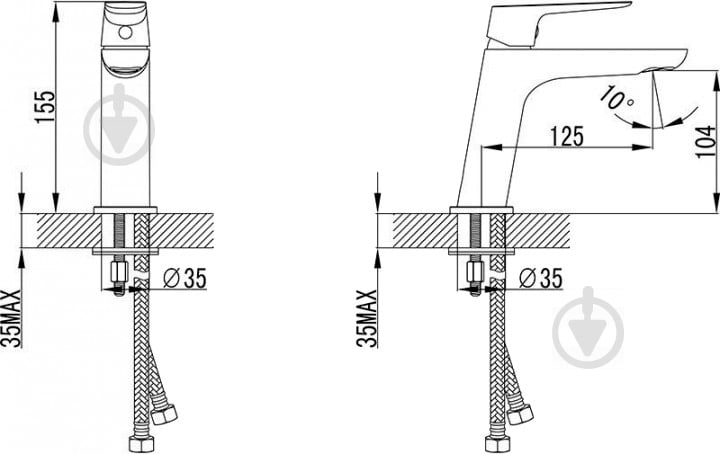 Набір змішувачів Ravak 3 в 1 (CL 012 + CL 022 + засіб для чищення X01106) - фото 3