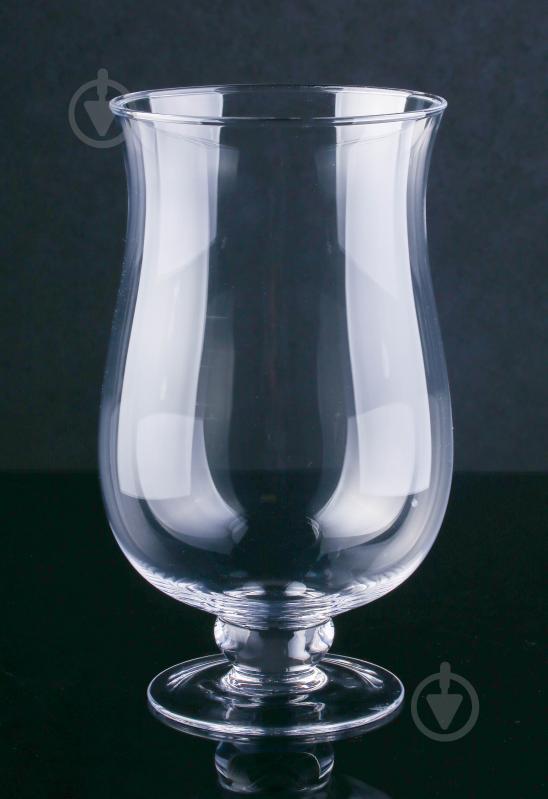 Ваза стеклянная 14,7х25 см 25 см прозрачная - фото 1