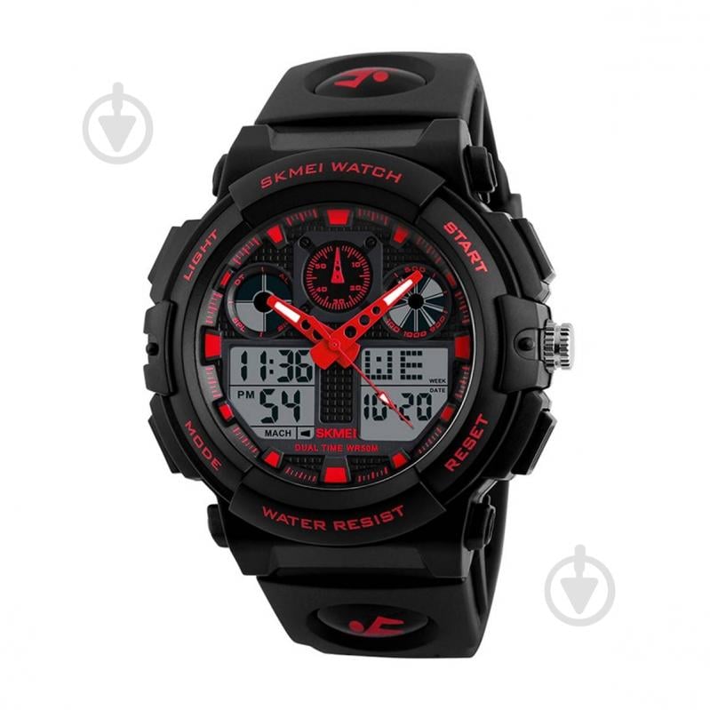 Часы Skmei 1270 Black-Red (1270BOXBKRD) - фото 1 Часы Skmei 1270 Black-Red (1270BOXBKRD) - фото 1