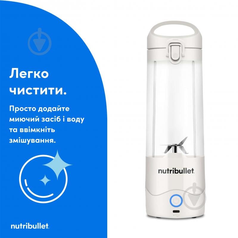 Блендер портативний NUTRIBULLET NBP003W - фото 6