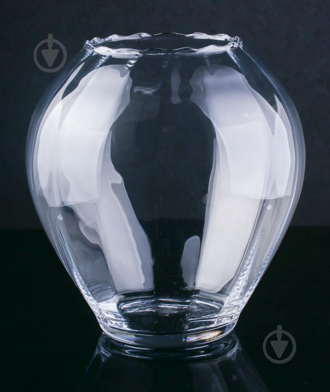 Ваза скляна 24х25 см 25 см прозора - фото 1