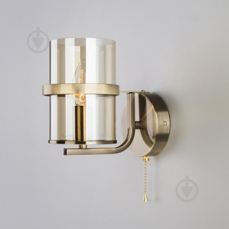 ВИТРИНА! Бра Strotskis Coppa 60085 1x60 Вт E14 античная бронза - фото 1