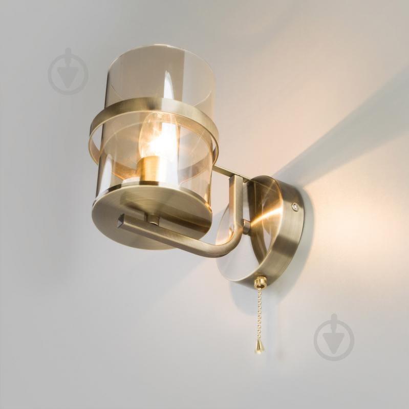 ВИТРИНА! Бра Strotskis Coppa 60085 1x60 Вт E14 античная бронза - фото 4