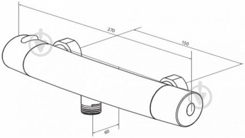 Смеситель для душа AM.PM Sense F7540000 - фото 2