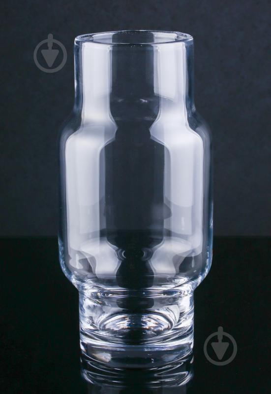 Ваза стеклянная 14,5х20 см 20 см прозрачная - фото 1