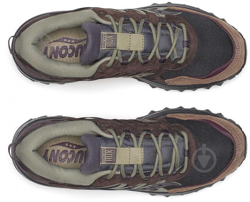 Кроссовки мужские демисезонные Saucony GRID PEAK S70930-2 р.46 коричневые - фото 5 Кроссовки мужские демисезонные Saucony GRID PEAK S70930-2 р.46 коричневые - фото 5