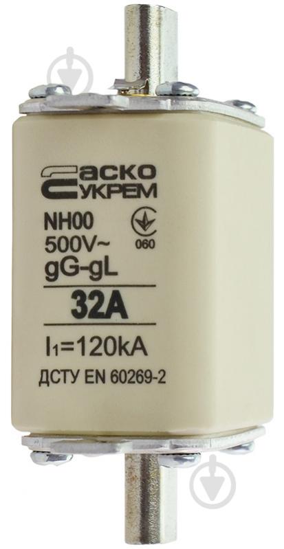 Предохранитель плавкий Аско-Укрем NH00 32A gG - фото 3
