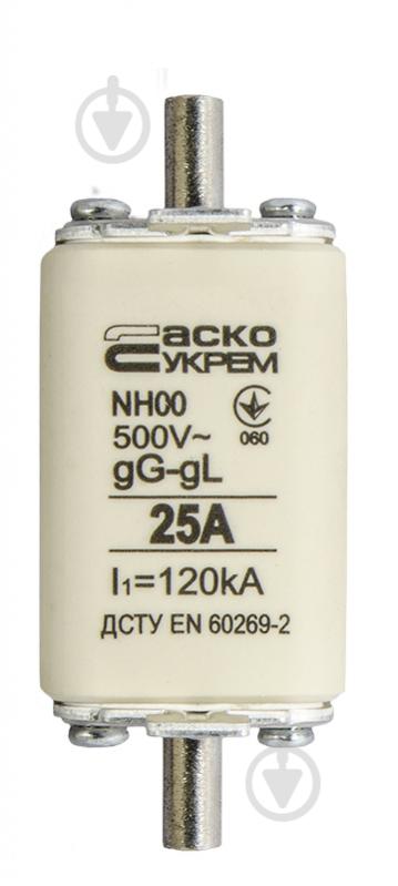 Предохранитель плавкий Аско-Укрем NH00 25A gG - фото 1