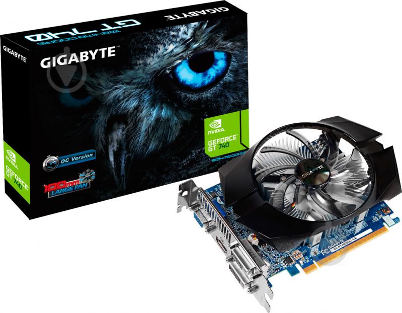 Видеокарта Gigabyte GeForce GT 740 OC 1GB GDDR5 128bit (GV-N740D5OC-1GI) - фото 3