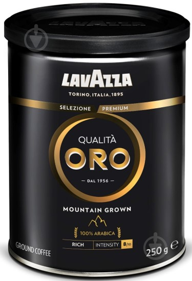 Кава мелена Lavazza Oro Mountain Grown ж/б 250 г - фото 1