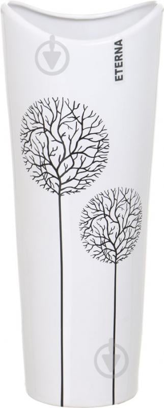 Ваза керамічна Eterna 30х13 см 30 см біла - фото 1 Ваза керамічна Eterna 30х13 см 30 см біла - фото 1