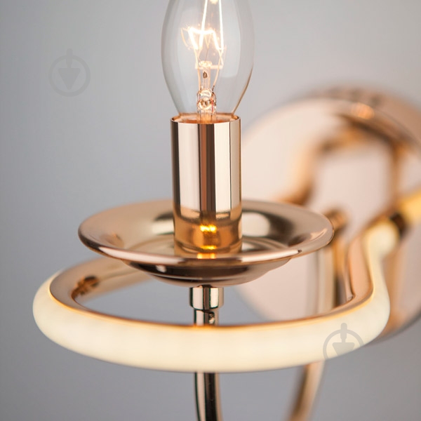 ВИТРИНА! Бра Strotskis Phobos LED 8 Вт 1x60 Вт E14 золото 421/1 - фото 3