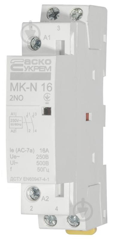 Контактор Аско-Укрем MK-N 2P 16A 2NO 220V A0040030023 - фото 3