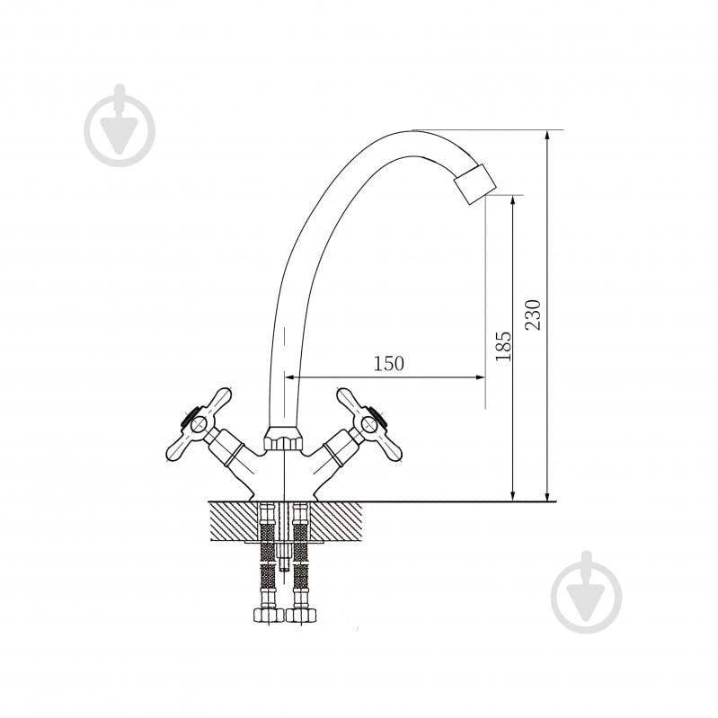 Смеситель для кухни Mixxen МЕДЕЯ-2 хром MXXI0813 - фото 2 Смеситель для кухни Mixxen МЕДЕЯ-2 хром MXXI0813 - фото 2
