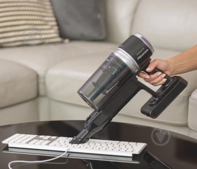 Пылесос аккумуляторный Hisense HVC613410BK (VC3919-GS) black - фото 11 Пылесос аккумуляторный Hisense HVC613410BK (VC3919-GS) black - фото 11