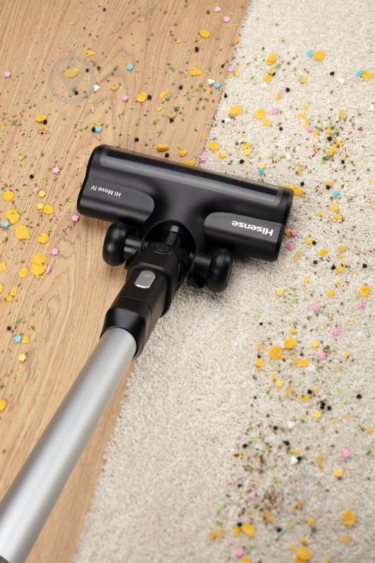 Пылесос аккумуляторный Hisense HVC613410BK (VC3919-GS) black - фото 7 Пылесос аккумуляторный Hisense HVC613410BK (VC3919-GS) black - фото 7