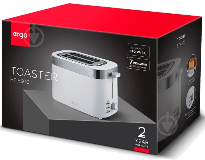 Тостер Ergo ЕТ 6500 - фото 10