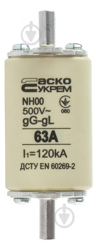 Предохранитель плавкий Аско-Укрем NH00 63A gG - фото 1