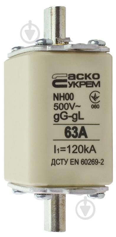 Предохранитель плавкий Аско-Укрем NH00 63A gG - фото 4