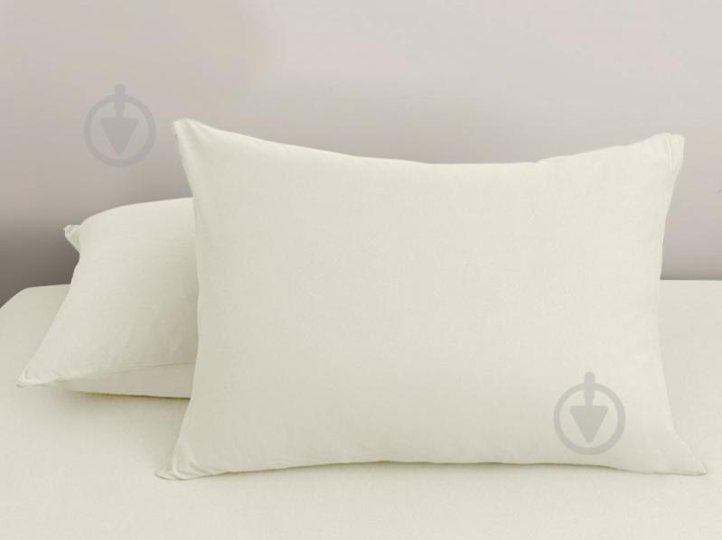 Наволочка трикотаж 19-701 Ollinni 70x70 см білий MirSon - фото 4