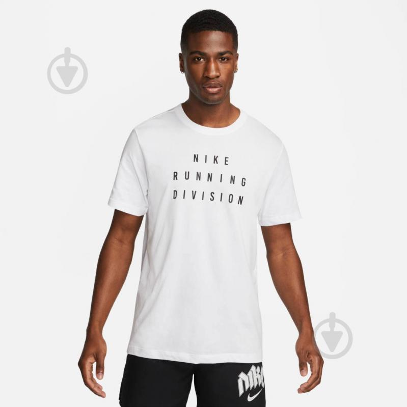 Футболка Nike DF TEE RUN DIV FD0122-100 р.L белый - фото 1