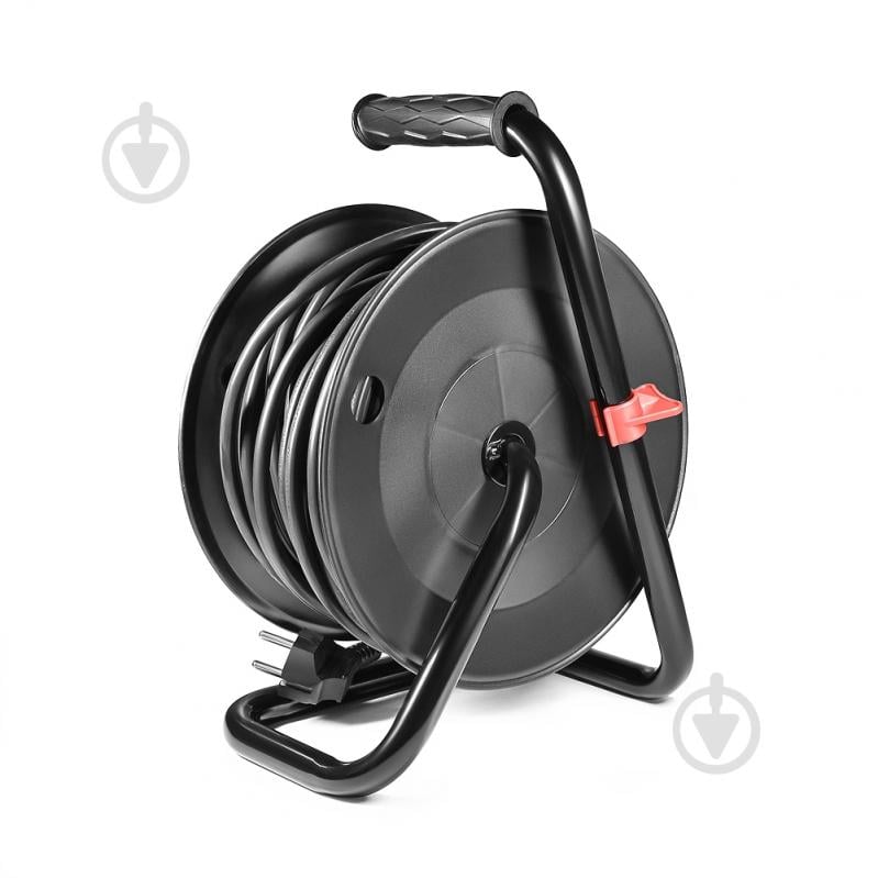 Удлинитель на катушке Stark CRP 1525-P с заземлением 4 гн. черный 25 м - фото 3 Удлинитель на катушке Stark CRP 1525-P с заземлением 4 гн. черный 25 м - фото 3