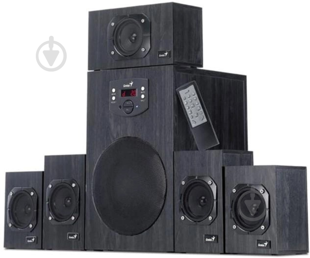 Акустическая система Genius SW-HF5.1 4500 II 5.1 black (31730015400) - фото 1